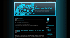Desktop Screenshot of echoesfromtherifts.com